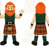 Orange Hair Girl Mascot Costume