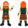 Orange Hair Girl Mascot Costume