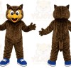 Brown Owl Mascot Costume Adult Size