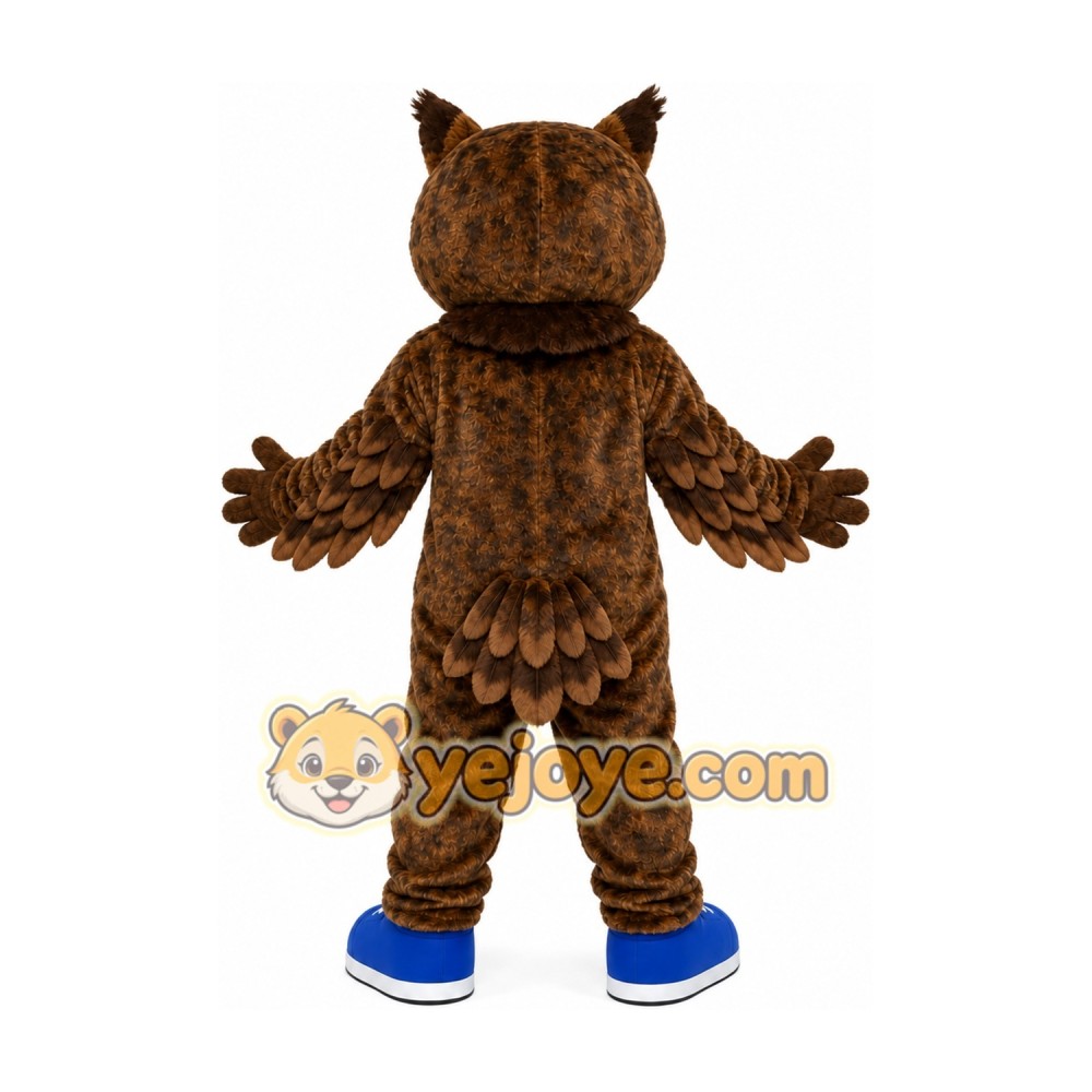 Brown Owl Mascot Costume Adult Size Brown Owl Mascot Costume Adult Size