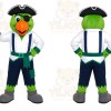 Green Parrot Referee Mascot Costume