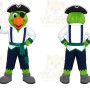 Green Parrot Referee Mascot Costume