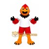 Cartoon Cardinal Mascot Costume Adult Size