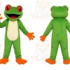 Green Frog Mascot Costume