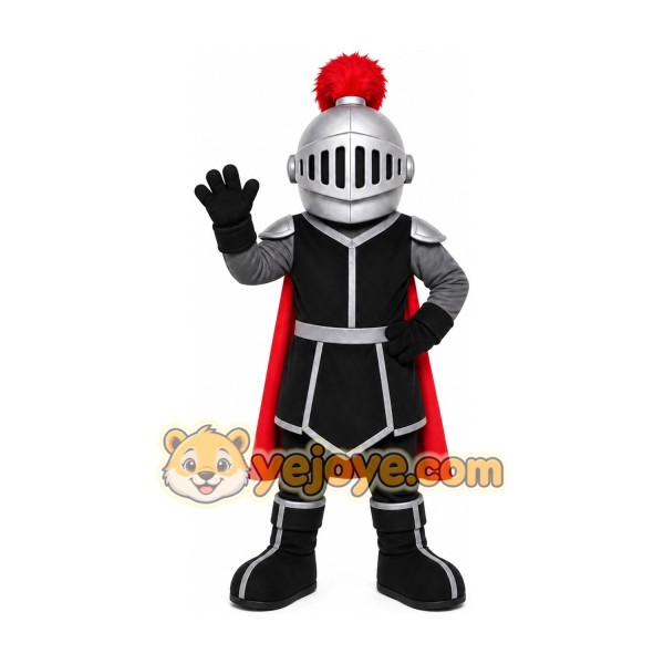 Black Knight Mascot Costume