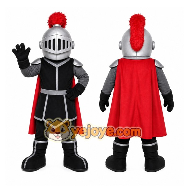 Black Knight Mascot Costume