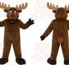 Brown Moose Mascot Costume