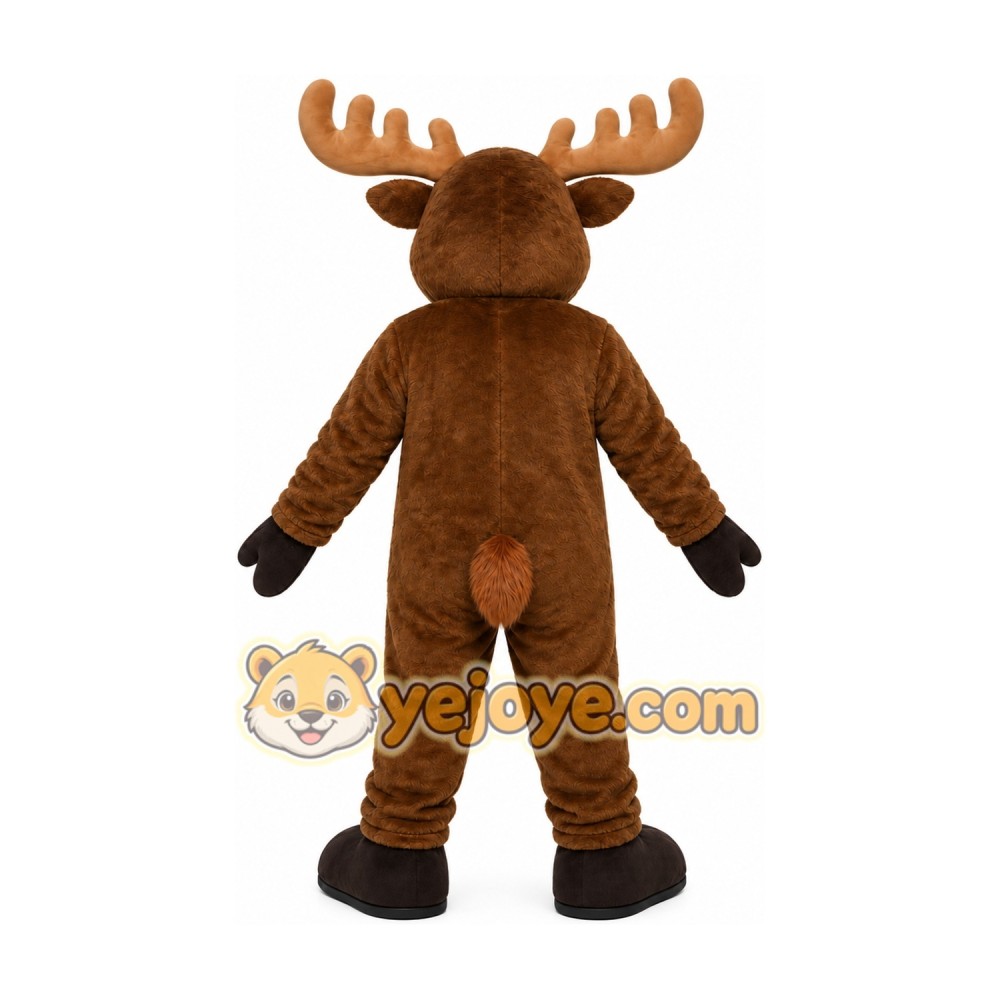 Brown Moose Mascot Costume Brown Moose Mascot Costume