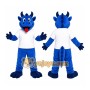 Blue Dragon Mascot Costume