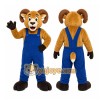 Lion Overalls Mascot Costume Lion Overalls Mascot Costume