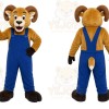 Lion Overalls Mascot Costume
