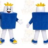 Blue Snack Box Mascot Costume