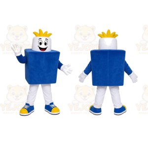 Blue Snack Box Mascot Costume