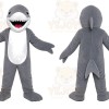 Gray Shark Mascot Costume