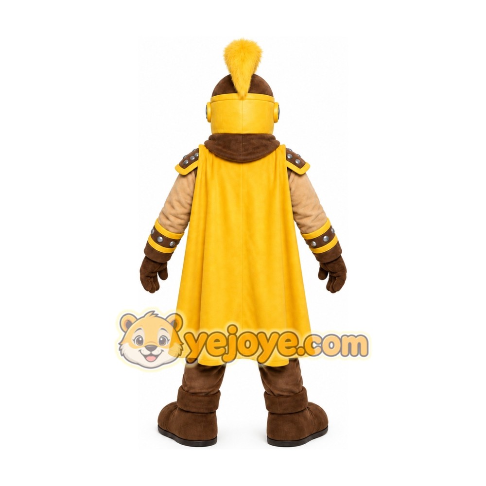 Gold Knight Mascot Costume Gold Knight Mascot Costume