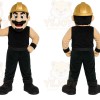 Construction Worker Mascot Costume