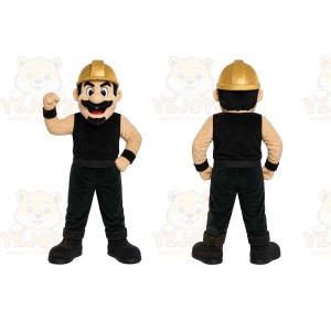 Construction Worker Mascot Costume