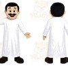 White Robe Man Mascot Costume