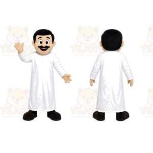 White Robe Man Mascot Costume