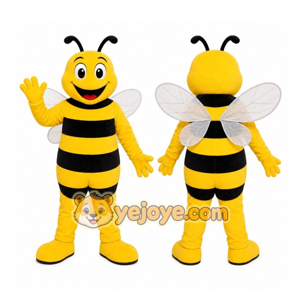 Yellow Bee Mascot Costume