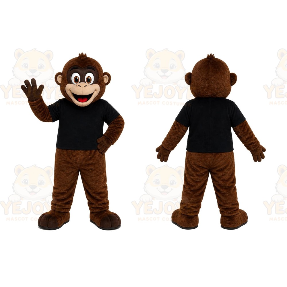 Brown Monkey Mascot Costume