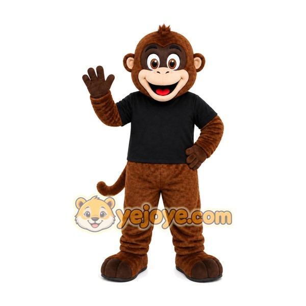 Brown Monkey Mascot Costume