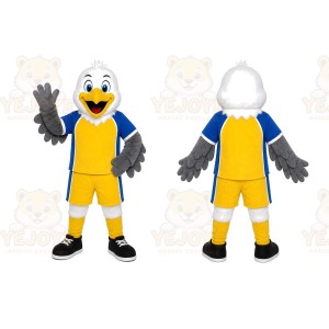 Yellow Eagle Mascot Costume