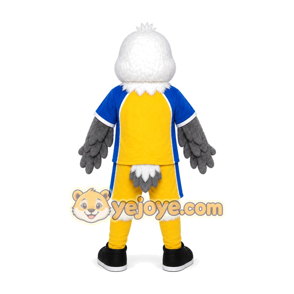 Yellow Eagle Mascot Costume Yellow Eagle Mascot Costume