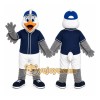 Blue Duck Mascot Costume Blue Duck Mascot Costume