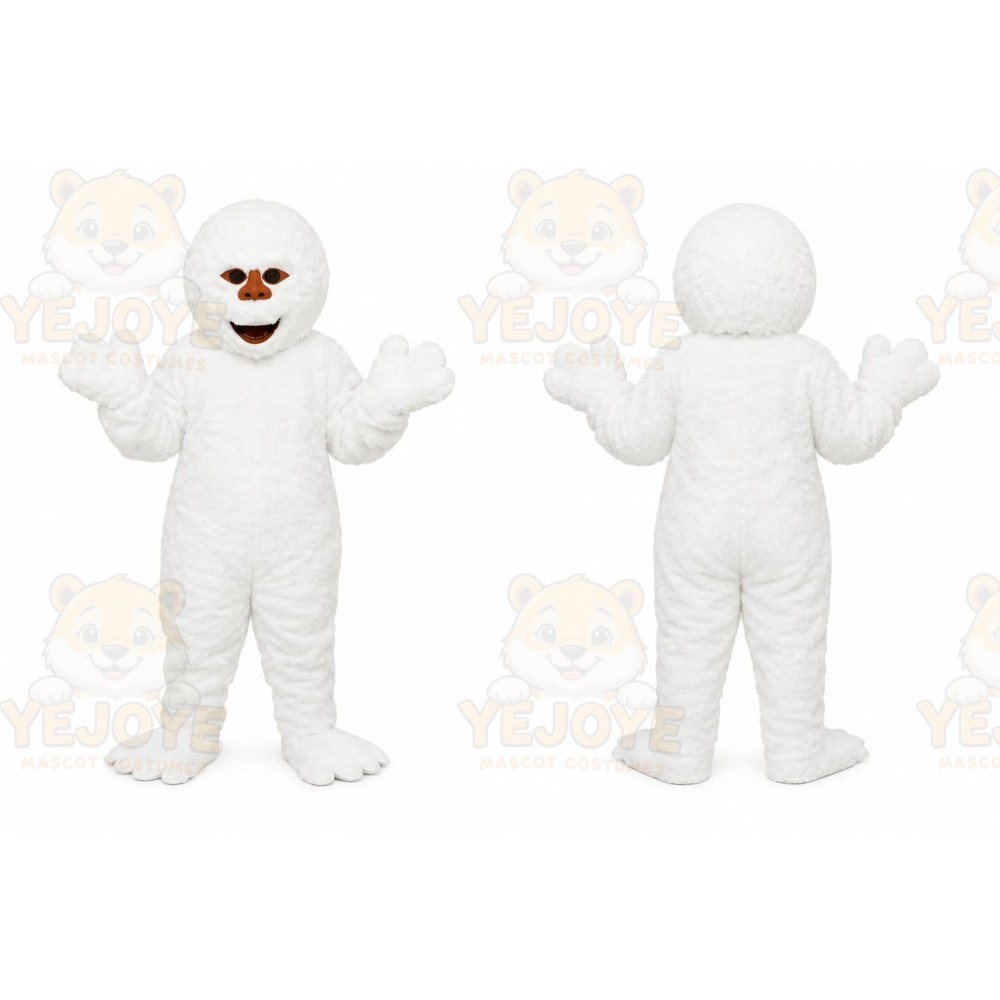 White Snow Monster Mascot Costume