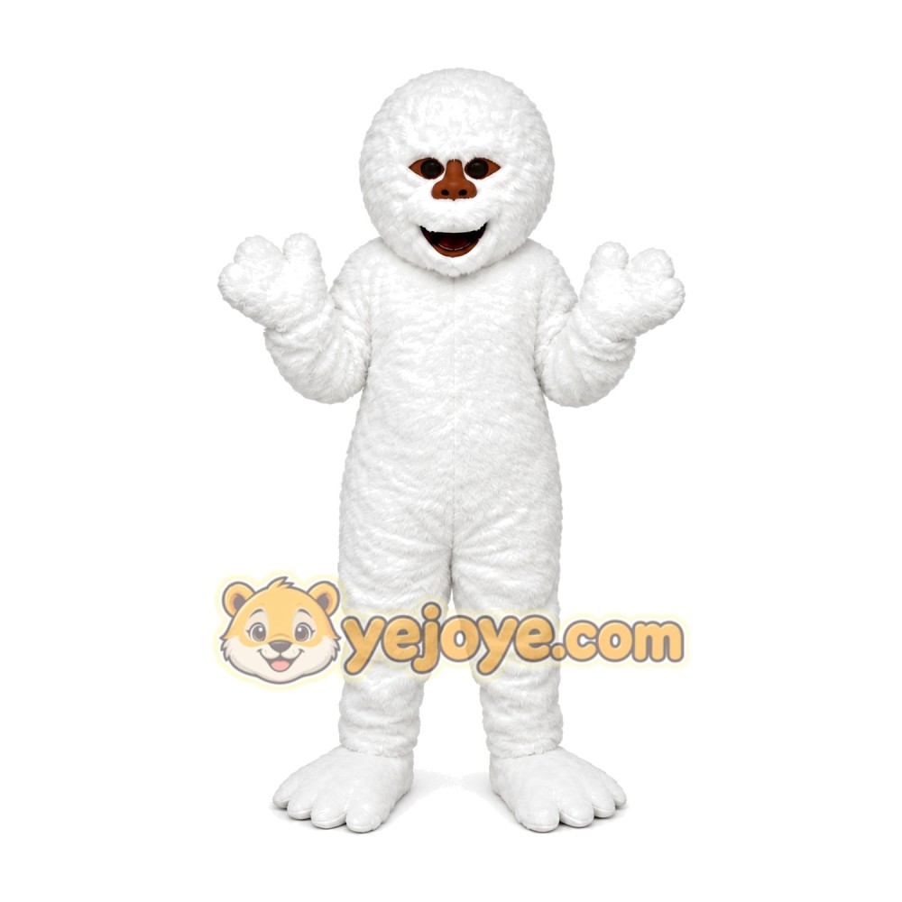 White Snow Monster Mascot Costume