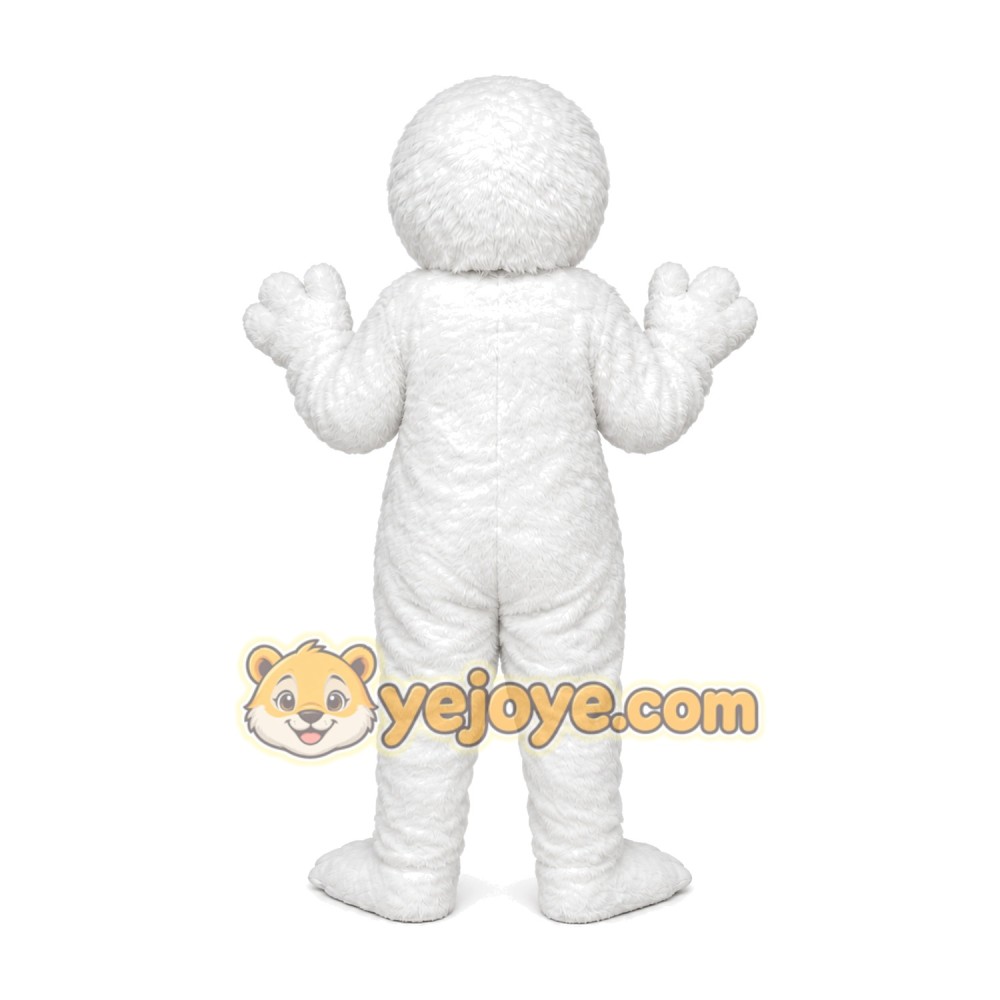 White Snow Monster Mascot Costume