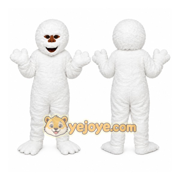 White Snow Monster Mascot Costume