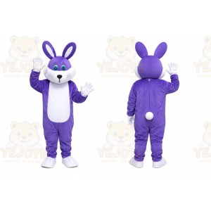 Purple Rabbit Mascot Costume
