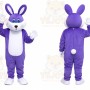 Purple Rabbit Mascot Costume