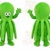 Green Octopus Mascot Costume