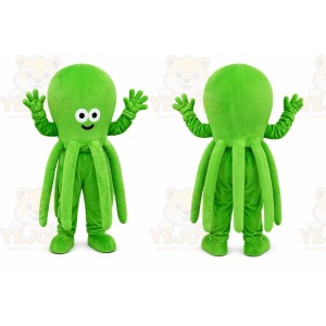 Green Octopus Mascot Costume