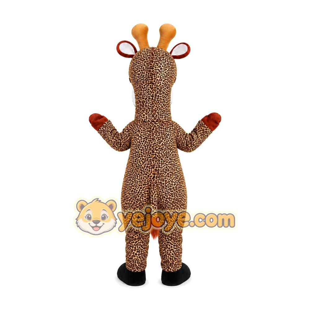 Brown Giraffe Mascot Costume