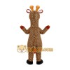 Brown Giraffe Mascot Costume