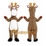 Brown Giraffe Mascot Costume
