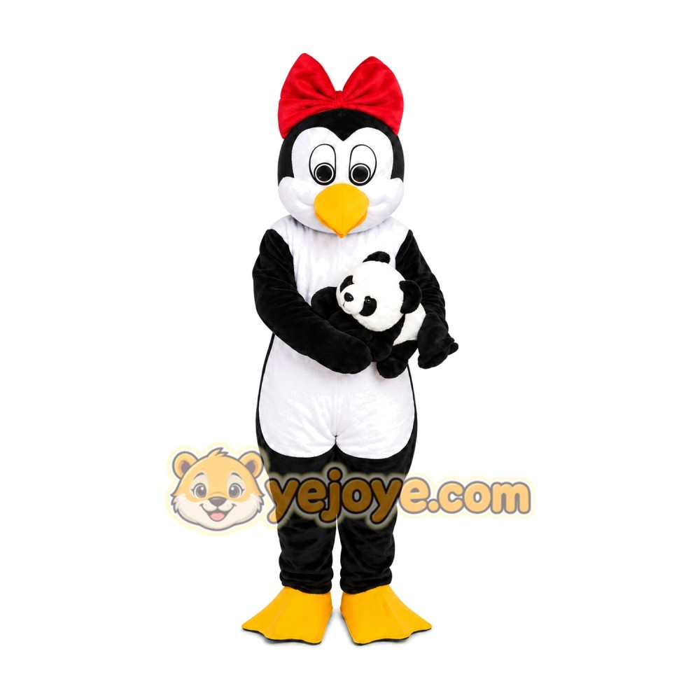 Penguin Bow Tie Mascot Costume