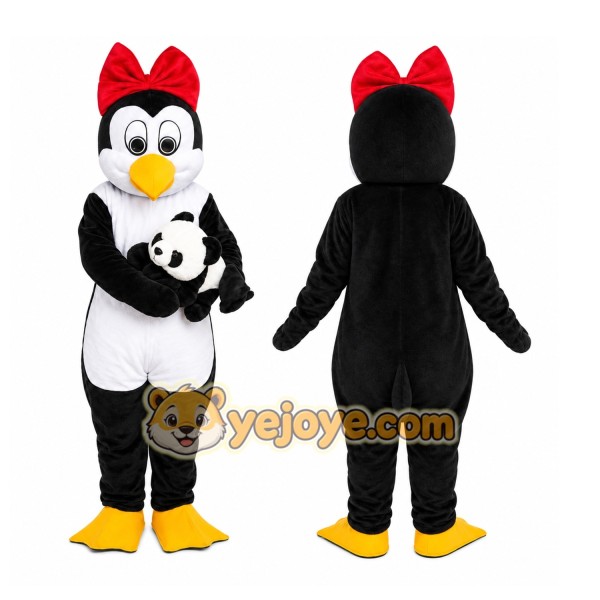 Penguin Bow Tie Mascot Costume