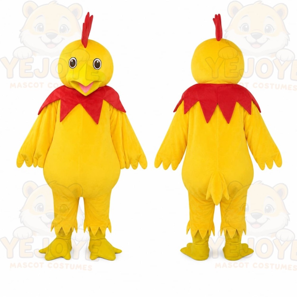 Yellow Chick Mascot Costume