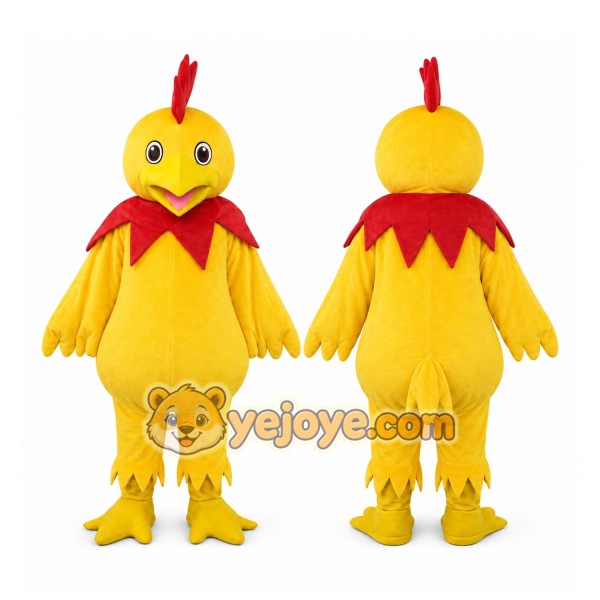 Yellow Chick Mascot Costume