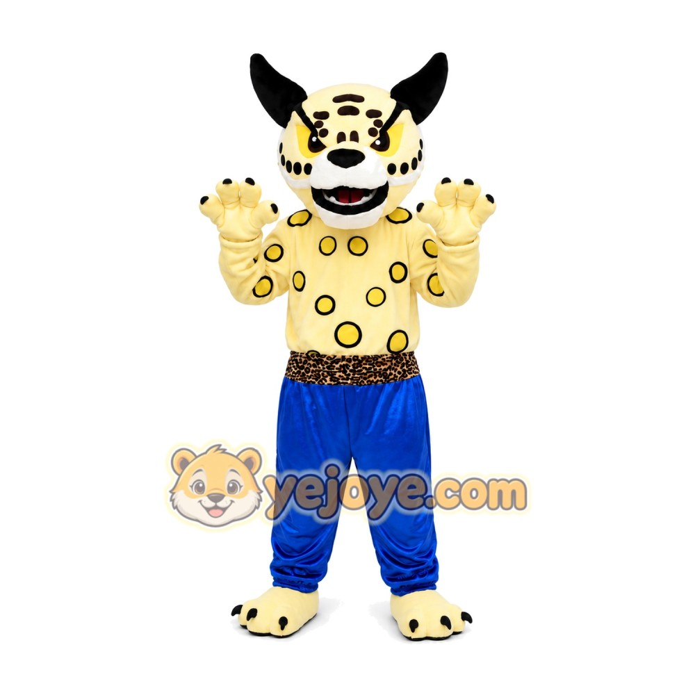 Spotted Jaguar Mascot Costume Spotted Jaguar Mascot Costume