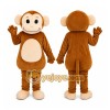 Brown Monkey Mascot Costume Brown Monkey Mascot Costume