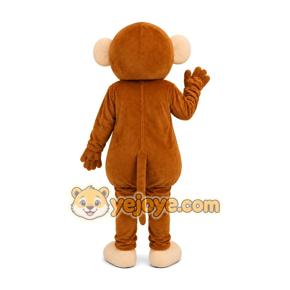 Brown Monkey Mascot Costume Brown Monkey Mascot Costume