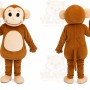 Brown Monkey Mascot Costume