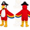 Pirate Parrot Mascot Costume