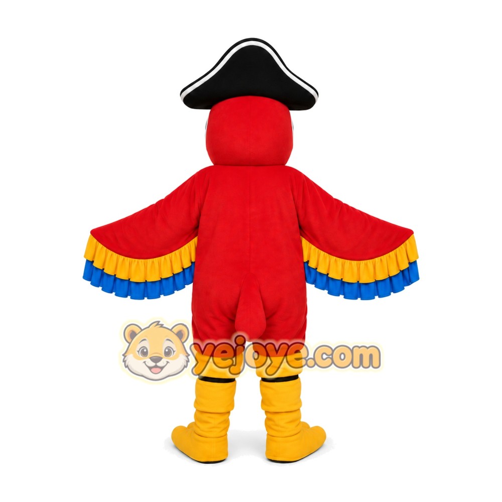 Pirate Parrot Mascot Costume